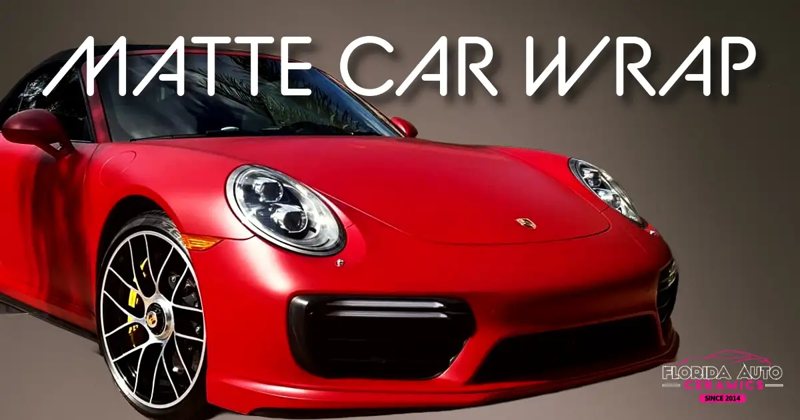 Matte paint protection film wrap work at Florida Auto Ceramics in Jupiter